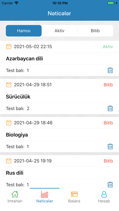 Imtahan.biz Screenshot