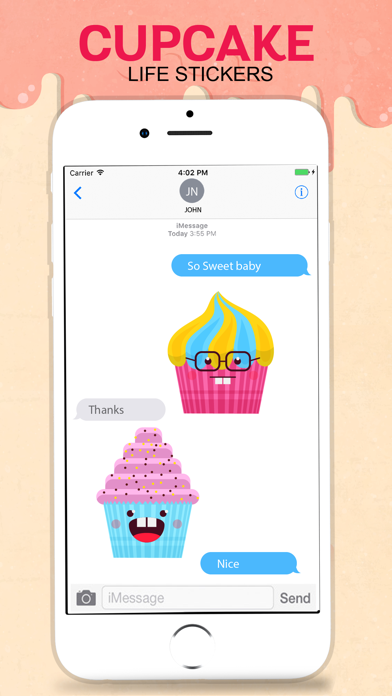 Yummy Cupcake Stickers screenshot 3