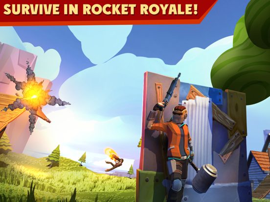 Rocket Royale: PvP Survival iPad app afbeelding 1