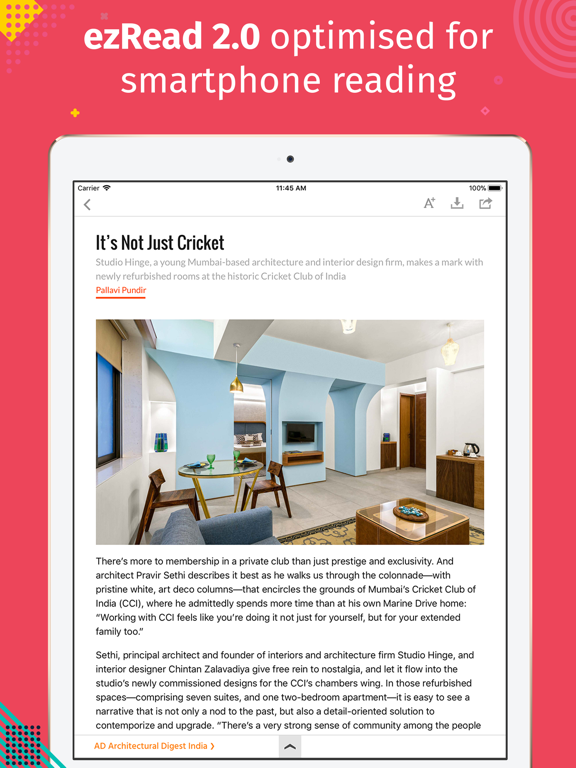Screenshot #3 for AD Architectural Digest India