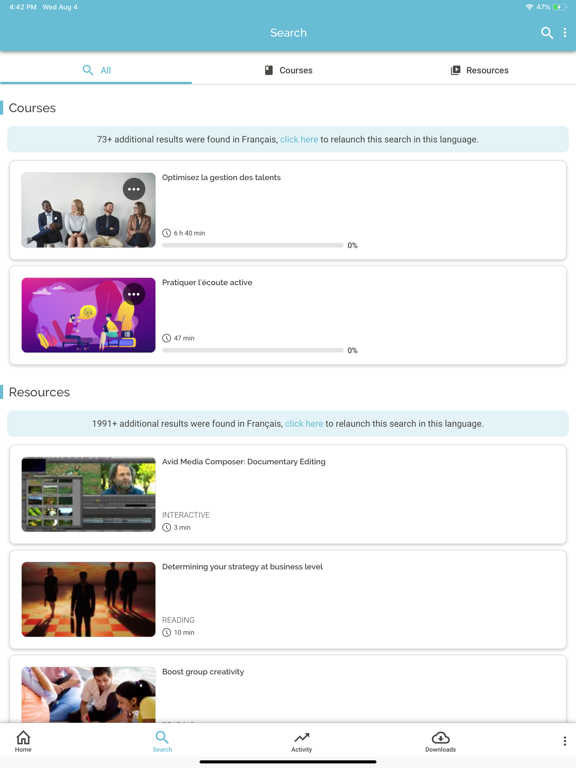 Screenshot #6 pour My Learning App