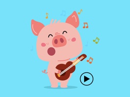 This new amazing 'The Miniest Pig' stickers is ready for you to download