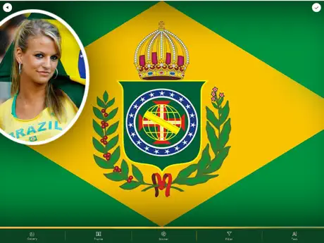 Brazil Independance Day Frame