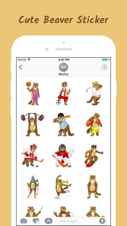 Beaver Sticker Emojis
