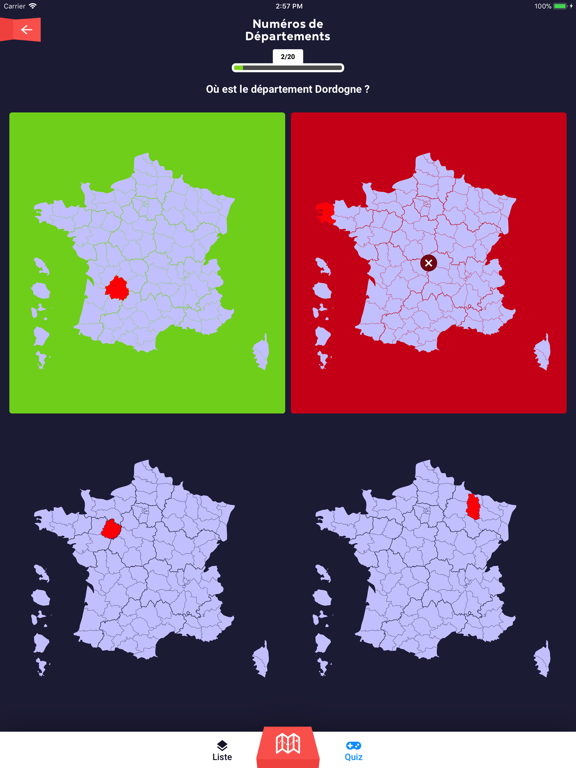 Screenshot #5 pour Les Départements App Originale