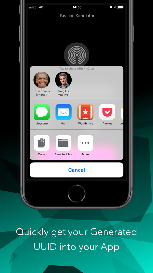 #4. Beacon Simulator (iOS) By: Marino Software
