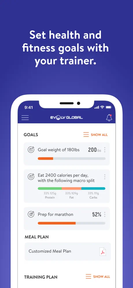 eVOLV Fitness App