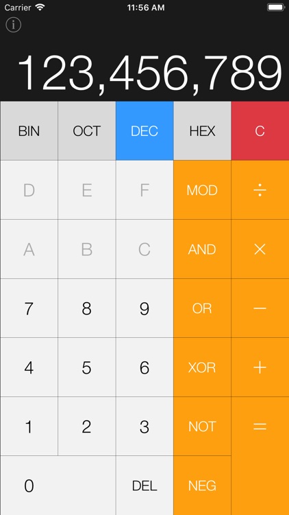 Simple Hex Calc