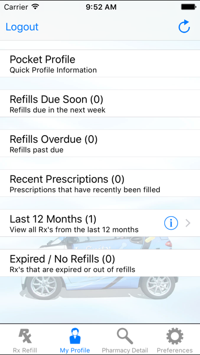 Infinity Rx Screenshot