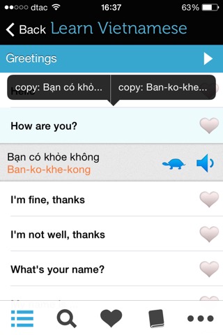 Learn Vietnamese - Phrasebookのおすすめ画像2