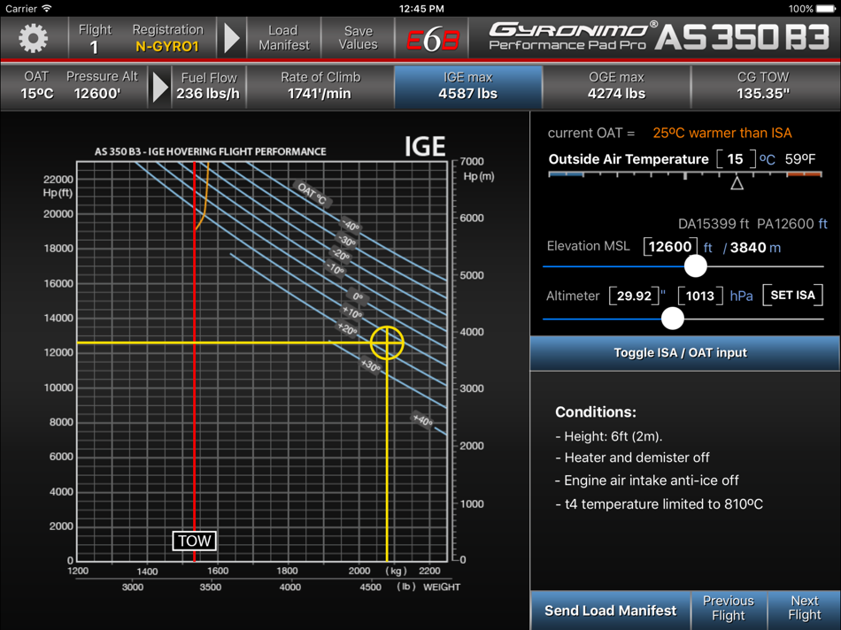 #4. AS350B3 Performance Pad (iOS) By: Gyronimo, LLC