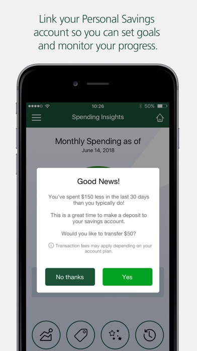 TD MySpend Screenshot