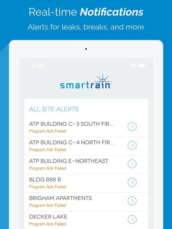 Smart Rain SmartApp® iPad screenshot 6 - Business app