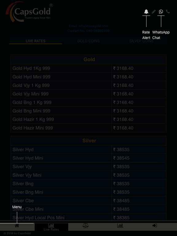 Screenshot #5 pour CapsGold SPOT
