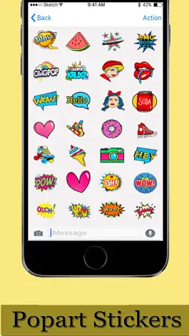 Game screenshot Pop Art Stickers! apk
