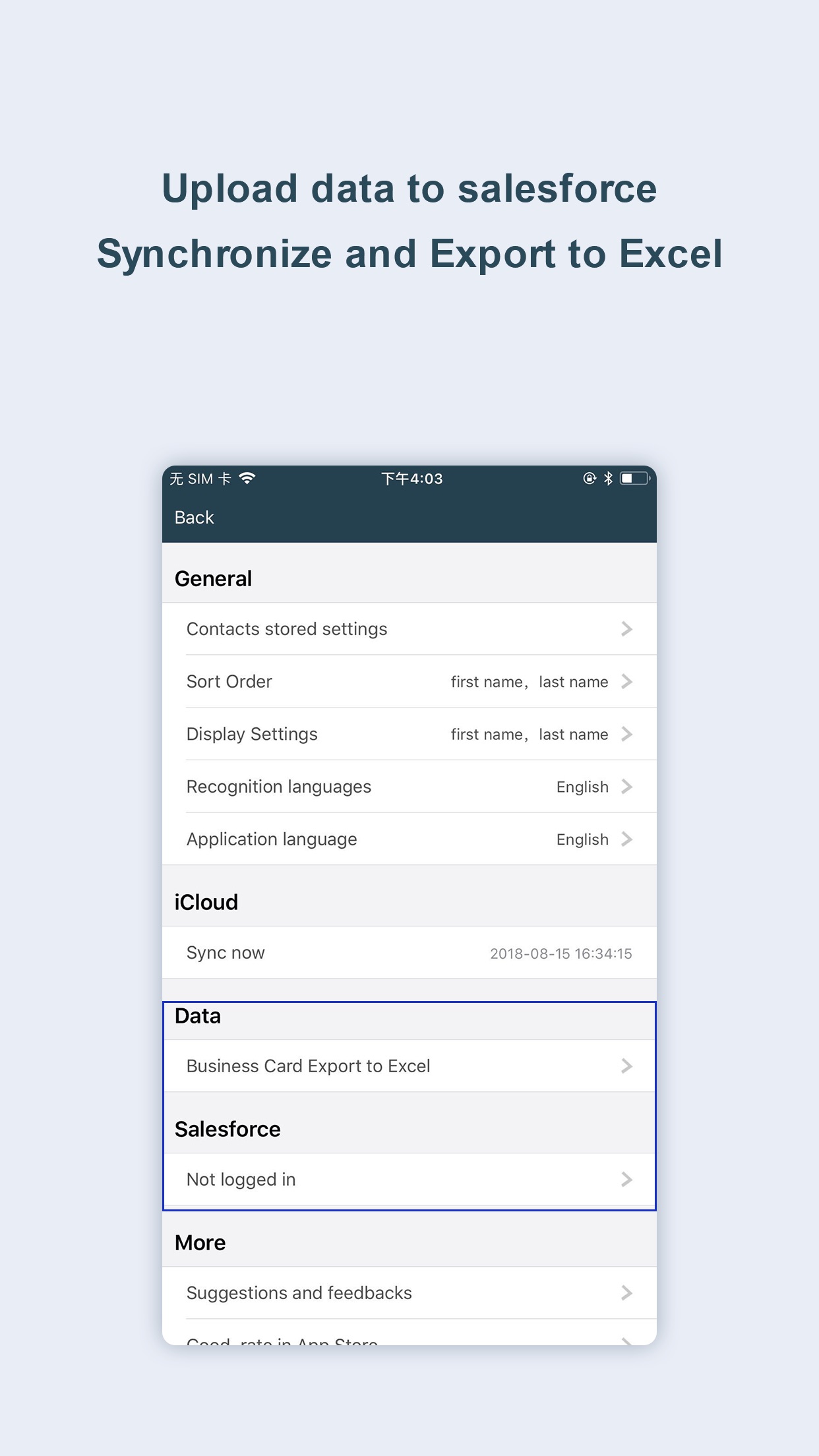 Screenshot 4 of business card scanner-sam pro