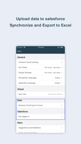 business card scanner-sam pro screenshot