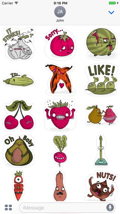 Veggie Stickers