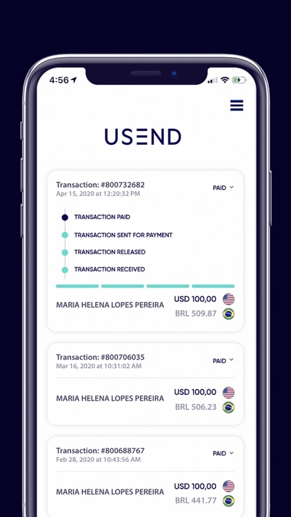 USEND - Send money worldwide screenshot-4