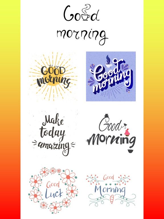 Screenshot #6 pour Good Morning Wish & Greets App
