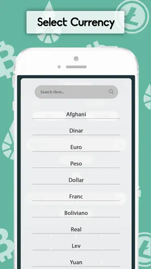 Bitcoin & Crypto Converter screenshot 2
