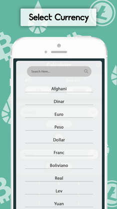 Bitcoin & Crypto Converter screenshot 2