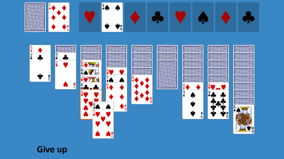 #2. Solitaire Klondike Two Decks (iOS) By: Kevin White