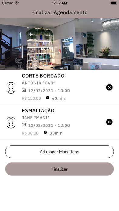 Nina Cabeleireiros Screenshot