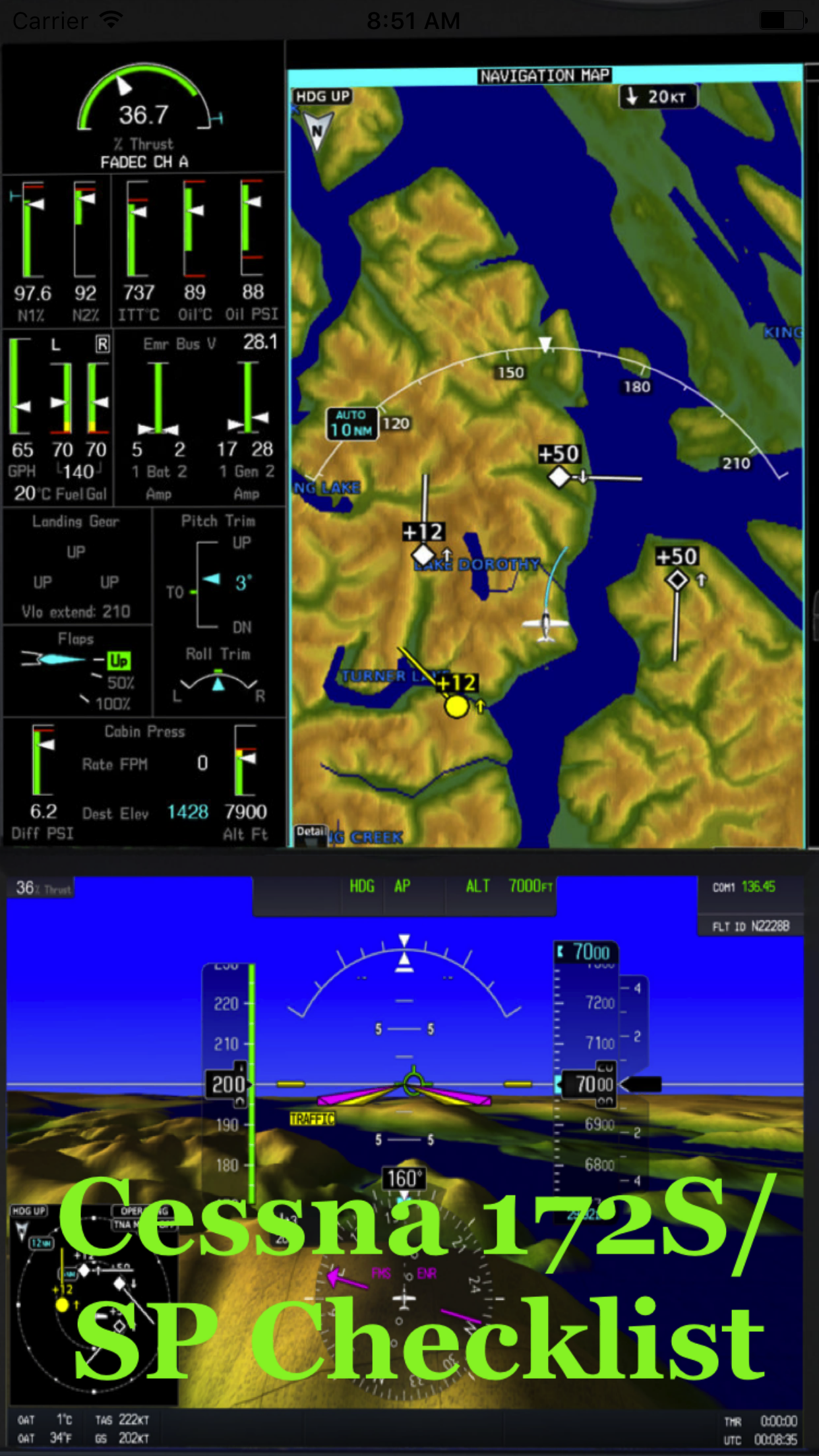 Cessna 172S/SP Checklist