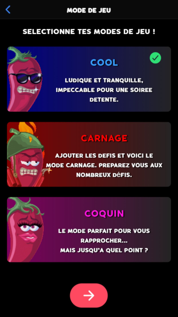 Pimento jeux de soirée