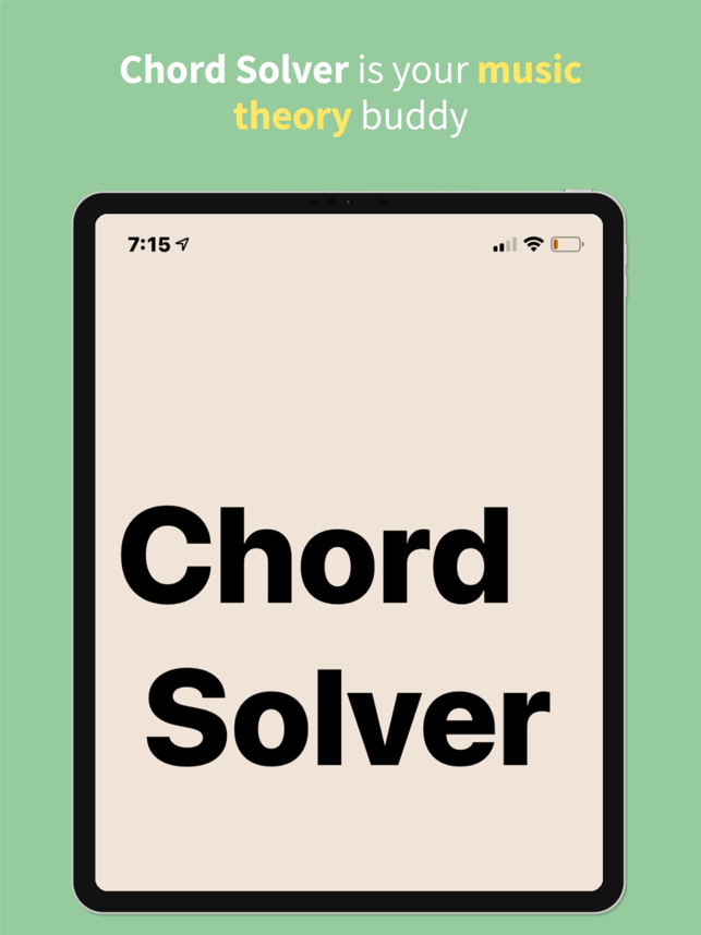 ‎Chord Solver Screenshot