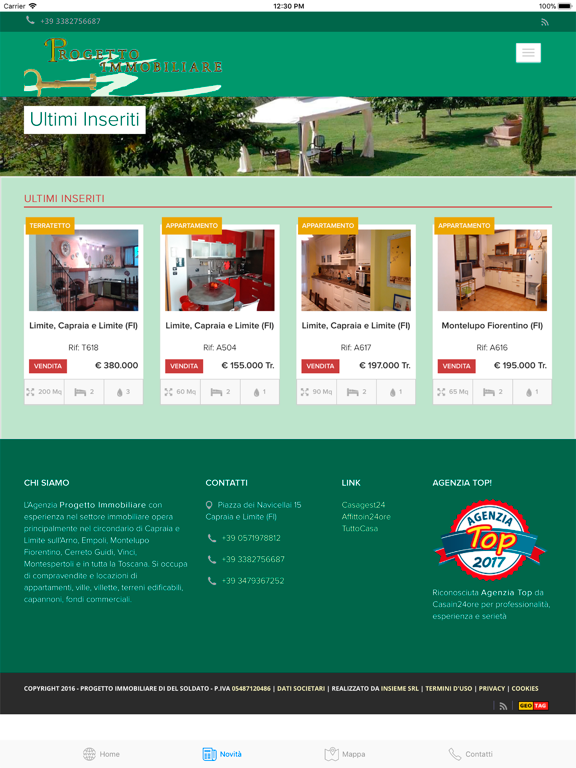 Screenshot #1 for Progetto Immobiliare