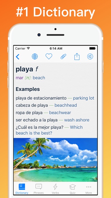 Spanish English Dictionary + Screenshot 1