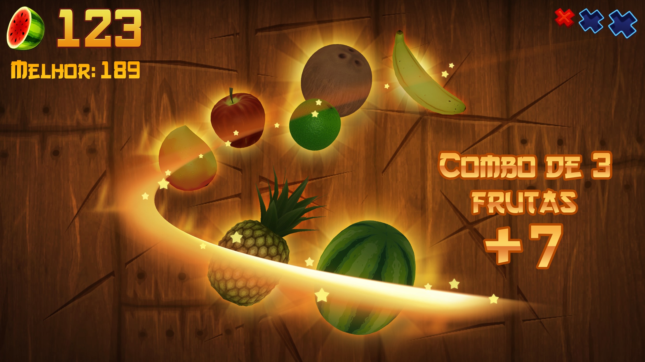 Screenshot do app Fruit Ninja®