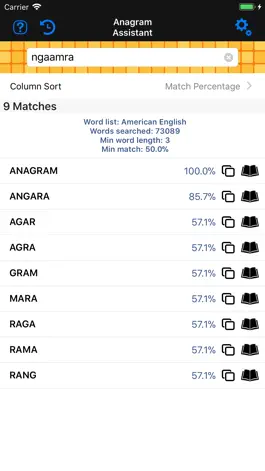 Game screenshot Anagram & Crossword Assistant mod apk