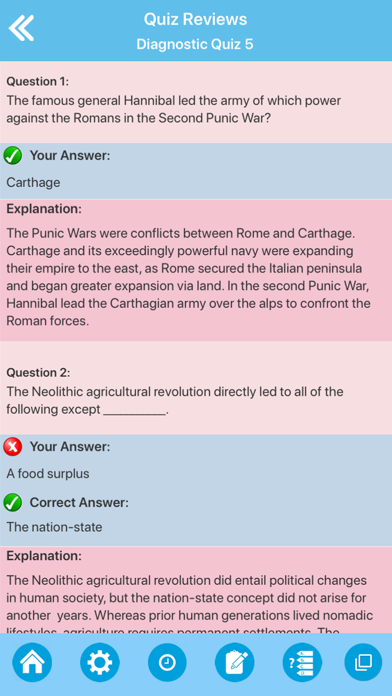 Screenshot 4 of AP World History Quiz App