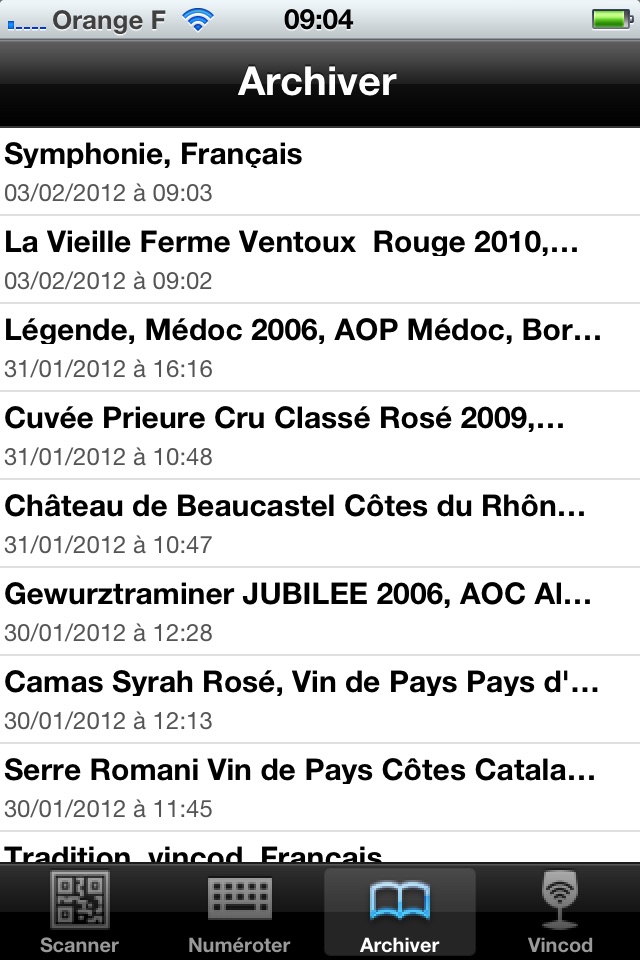 Vincod. Scan vins & champagnes screenshot 3