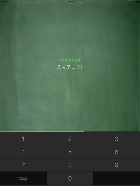Multiplication Table+ iPad screenshot 1 - Education app