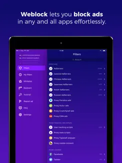 Weblock: adblock & proxy iPad image 1