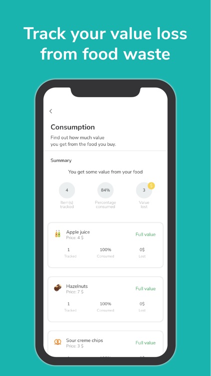 NoWaste - Food Inventory List