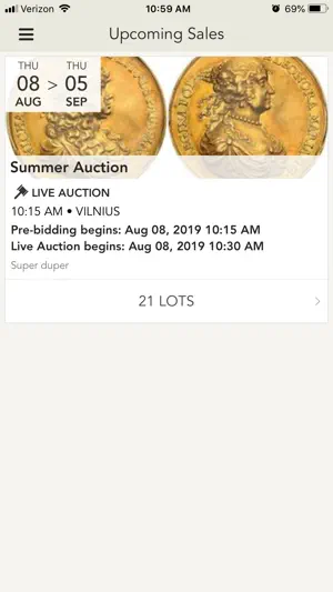 Numisbalt screenshot 2