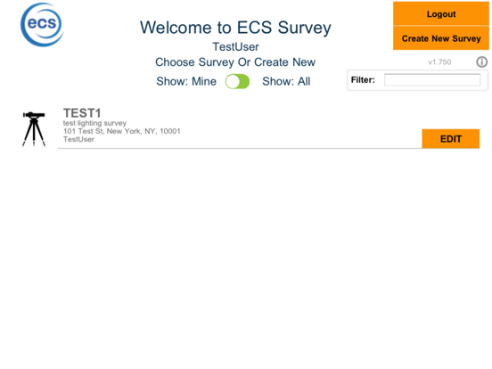 Screenshot #4 pour ECS Survey App