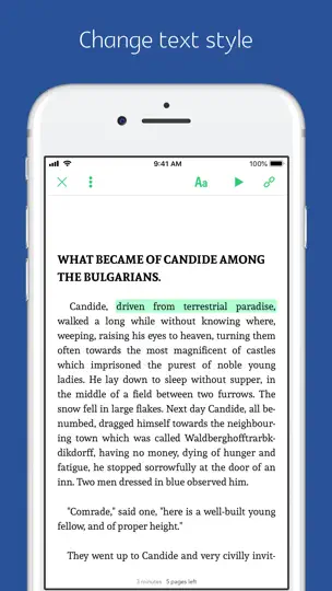 Capture d'écran de Candide Ou L'optimisme -audio sur iPhone 2