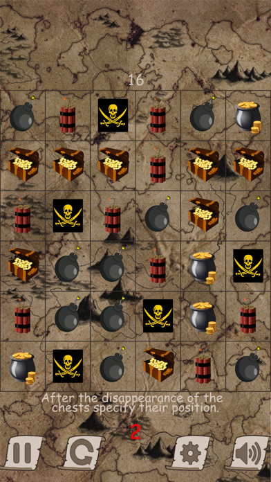 Treasure Island Memory Trainer Screenshot