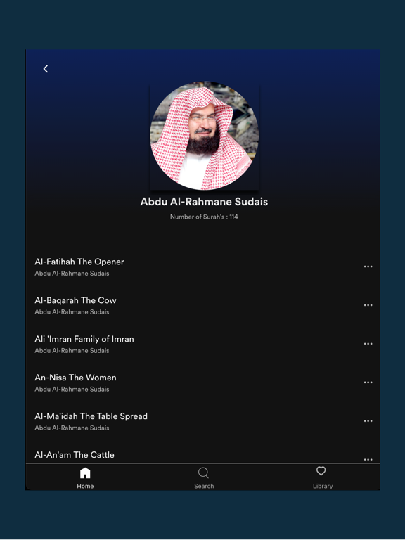 Screenshot #6 pour Quran القرآن الكريم MP3