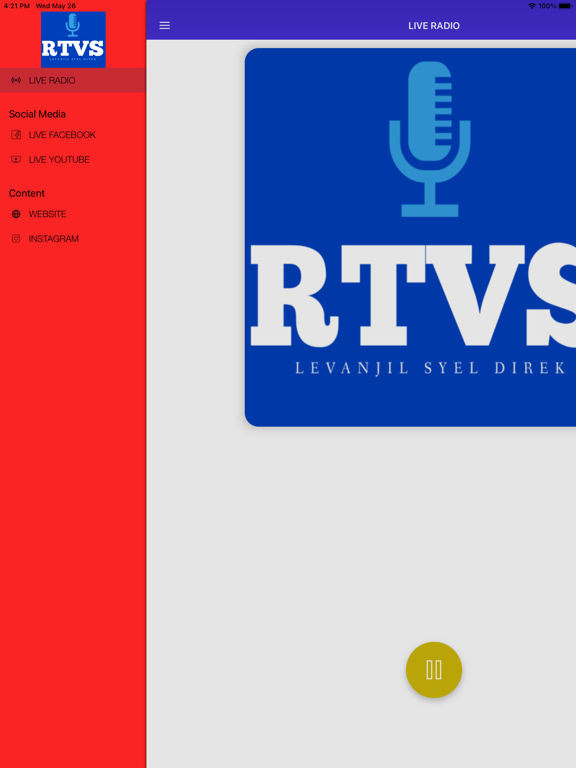 Screenshot #5 pour RADIO TELE LA VOIX DU SEIGNEUR