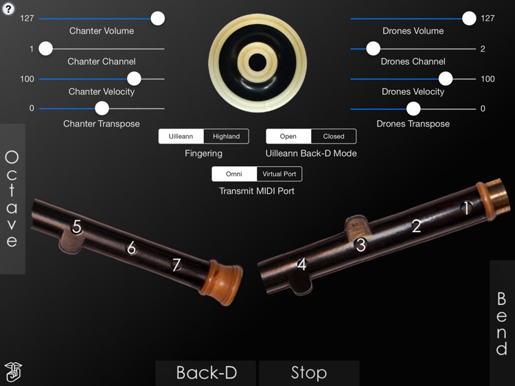 MIDI Bagpipes Control Surface