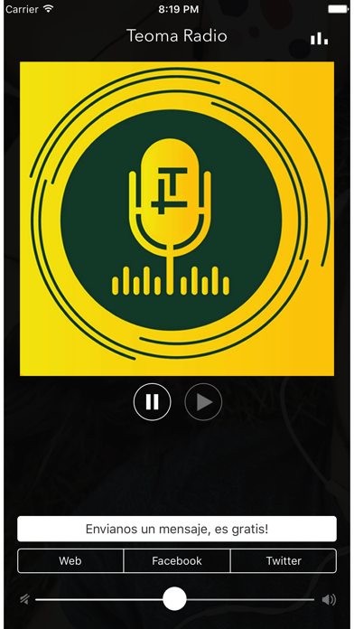 Screenshot #1 pour Teoma Radio Online