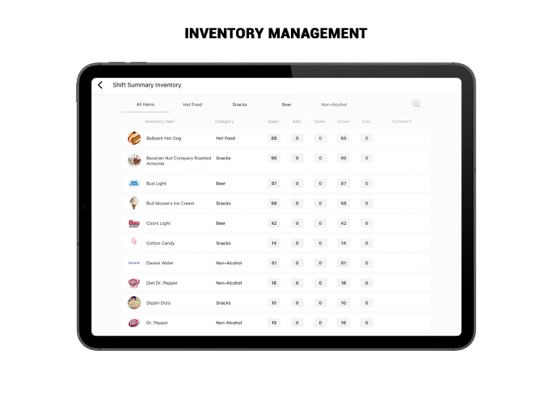 Partake POS iPad screenshot
