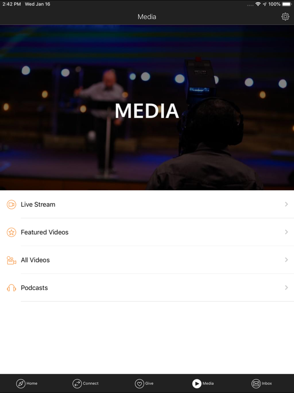 TheBridgeChurch.tv iPad screenshot 10 - Lifestyle app
